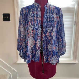 Dolce Vita blue print blouse